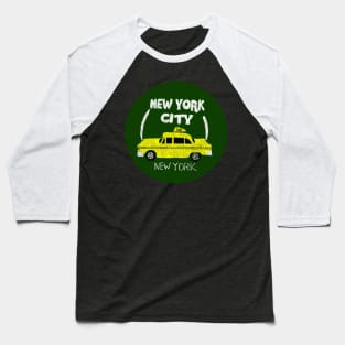 New York City Yellow Cab Baseball T-Shirt